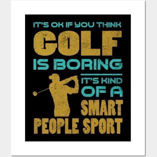 Golf Smart People Sport Posters and Art